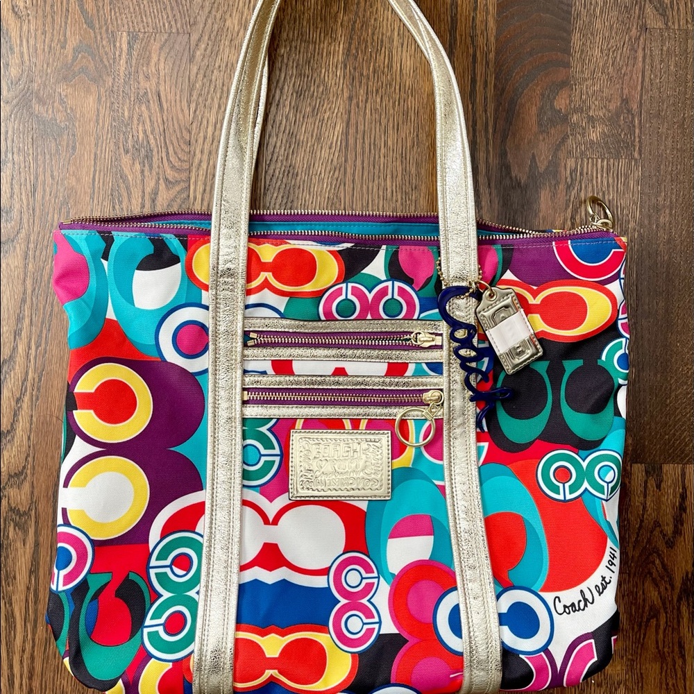 Coach Poppy Tote Bag